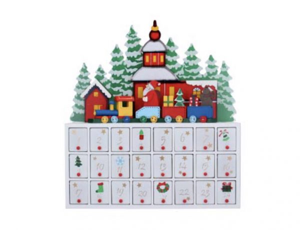 Advent box santa on train 🛍
