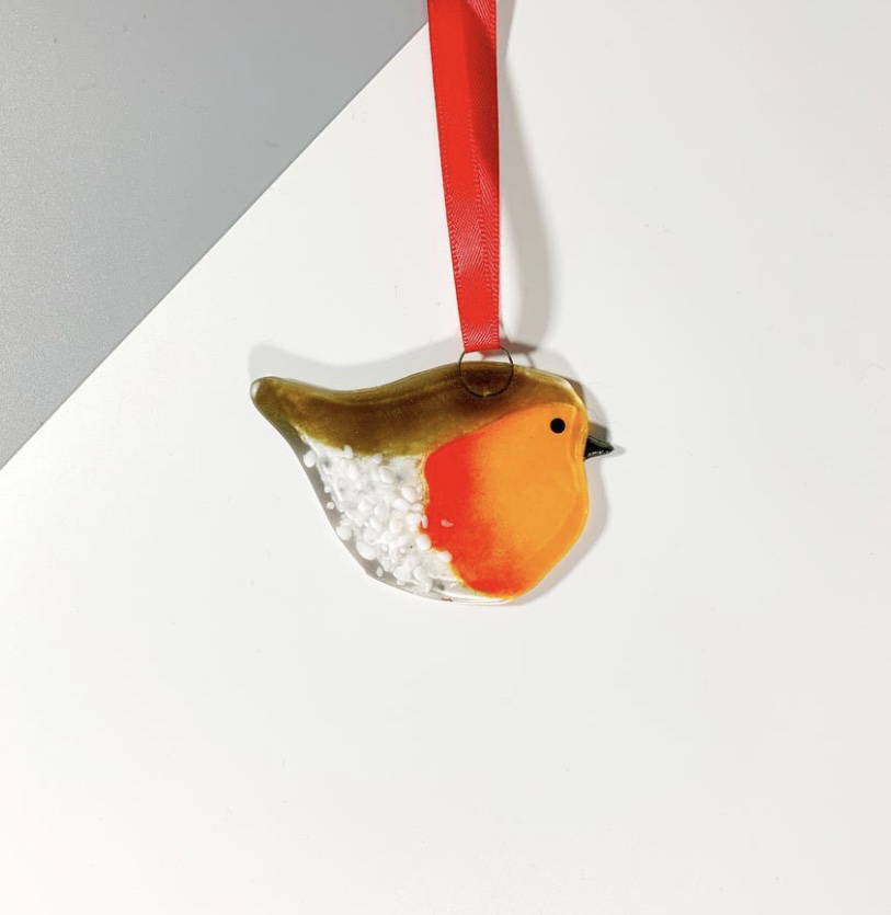 Fused Glass Wee robin 🛍 - Image 2