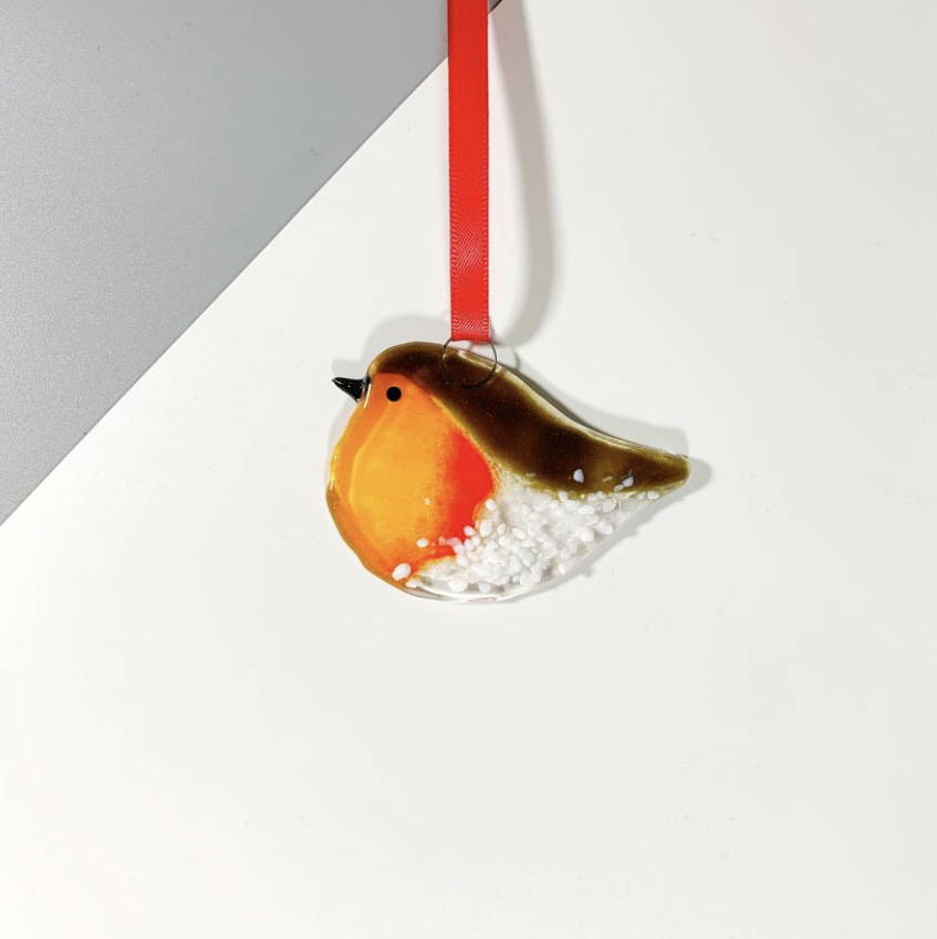 Fused Glass Wee robin 🛍 - Image 3