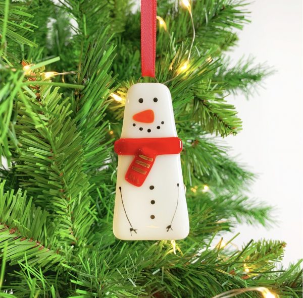 Fused Glass Snowman 🛍 - Image 2