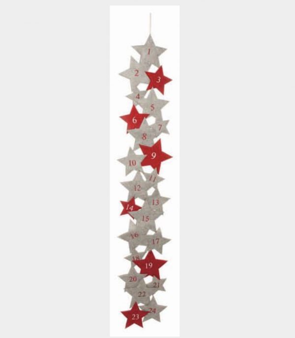 Felt stars advent 🚚🛍