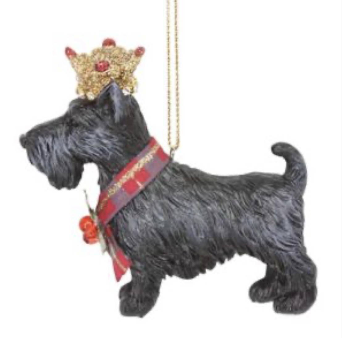Dog Black Scottie with crown 🛍🚚 - Image 2