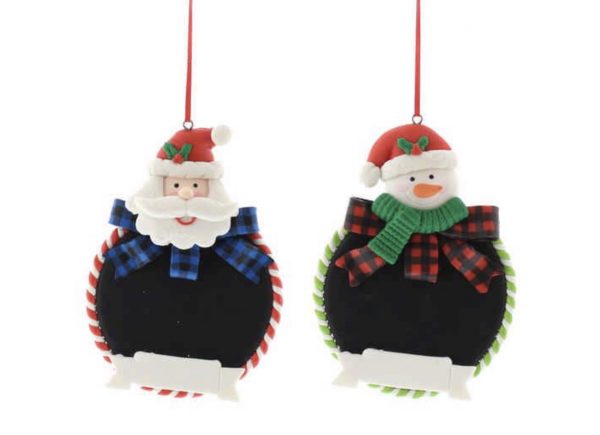 Chalkboard Santa or Snowman🛍🚚
