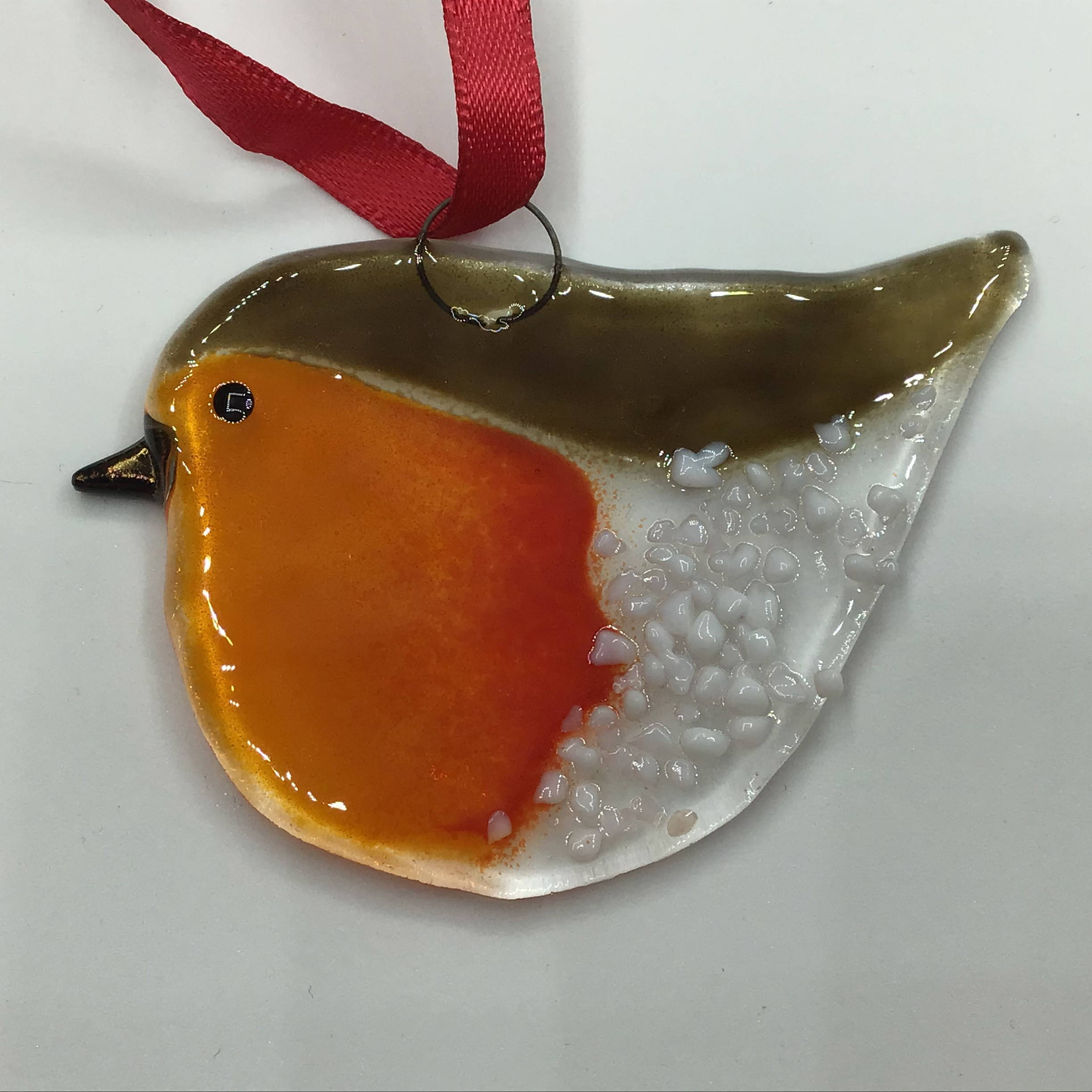 Fused Glass Wee robin 🛍 - Image 4