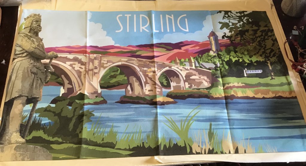 Stirling Tea Towel Tinsel & Tartan