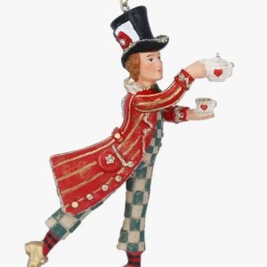 Hanging Christmas Ornament Alice in Wonderland Mad Hatter