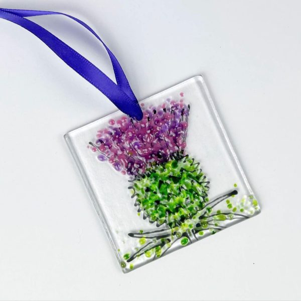 Fused Glass Thistle 🛍