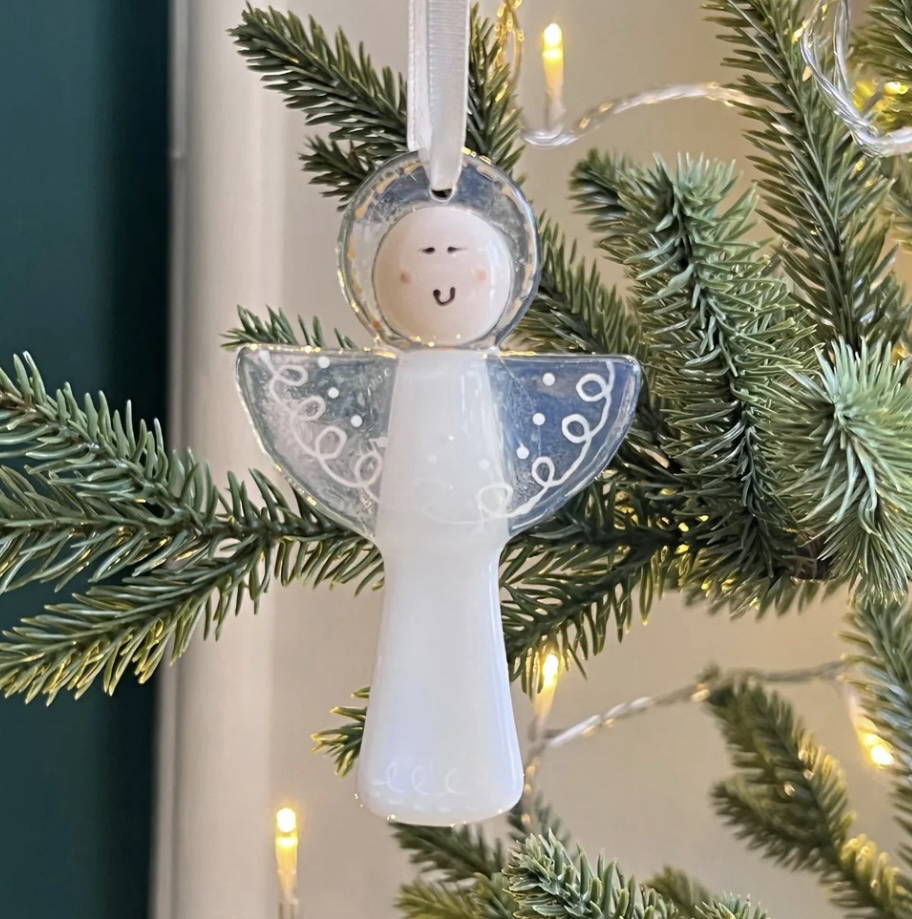 Fused Glass Christmas Angel - Image 3