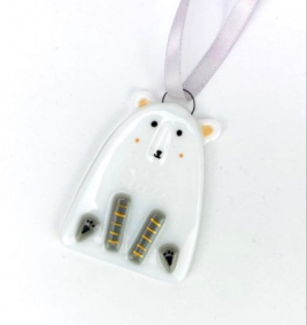 Fused Glass Polar Bear 🛍