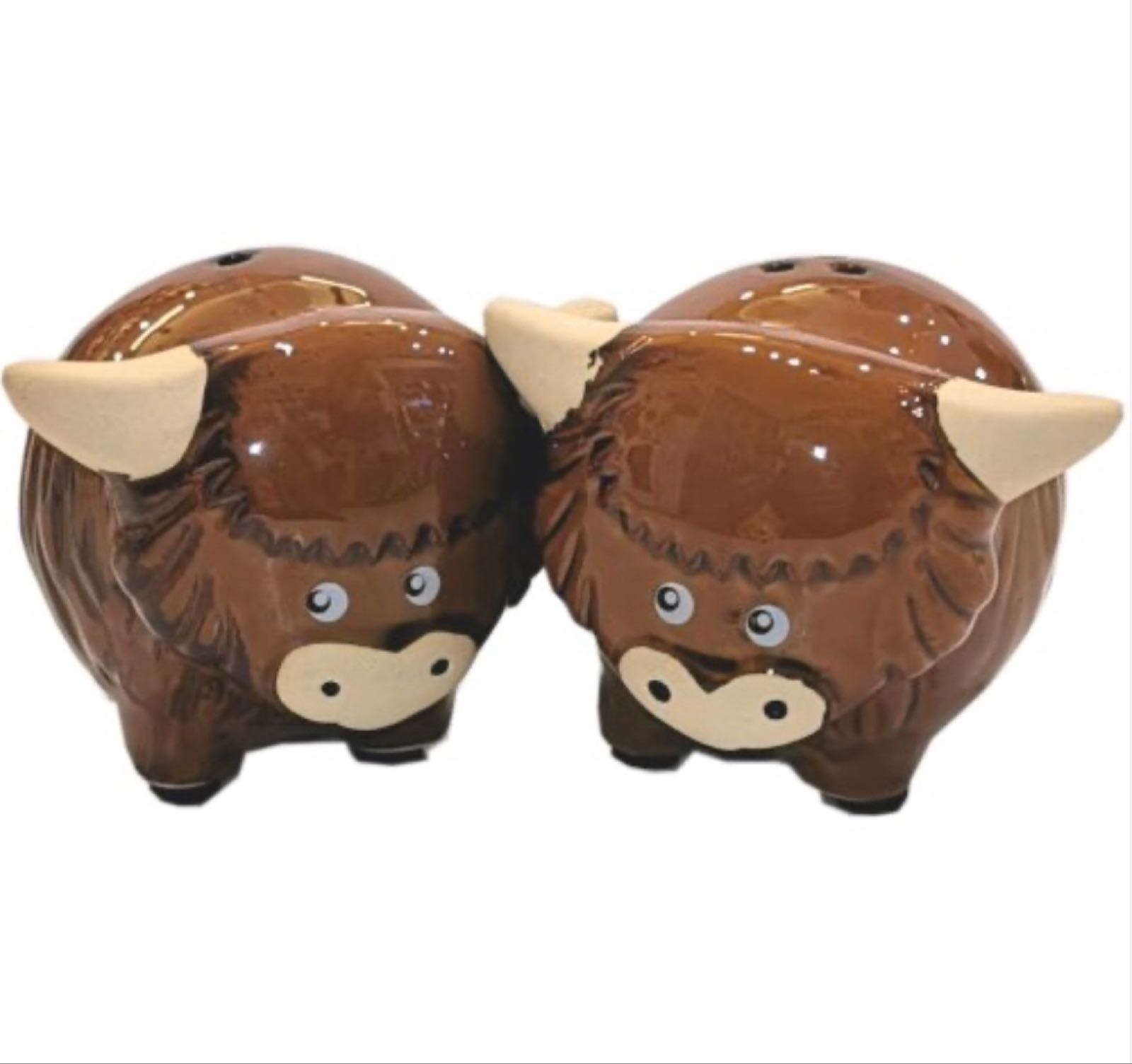 Cruet Salt & Pepper Highland Cow