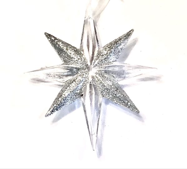 Acrylic Star Crystal with glitter detail 🍬