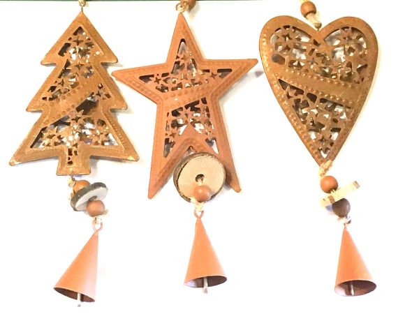 Hanging Metal Star, Heart or Tree 🍬