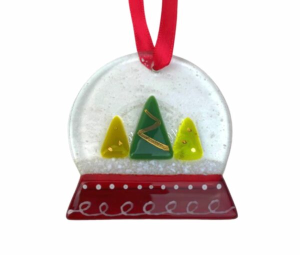 Fused Glass Snowglobe 🛍