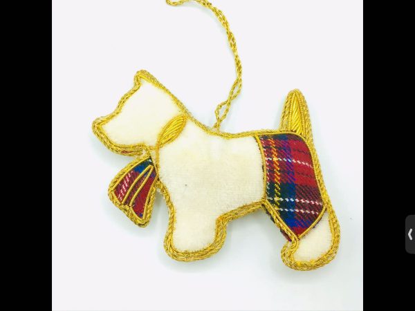Tartan Westie Dog 🛍