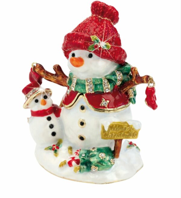 Trinket Box Snowman