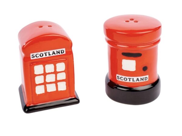 UK Phone & Postbox salt and pepper Cruet Set